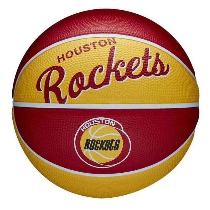 Ballon de Basket Taille 3 NBA Retro Mini Houston Rockets