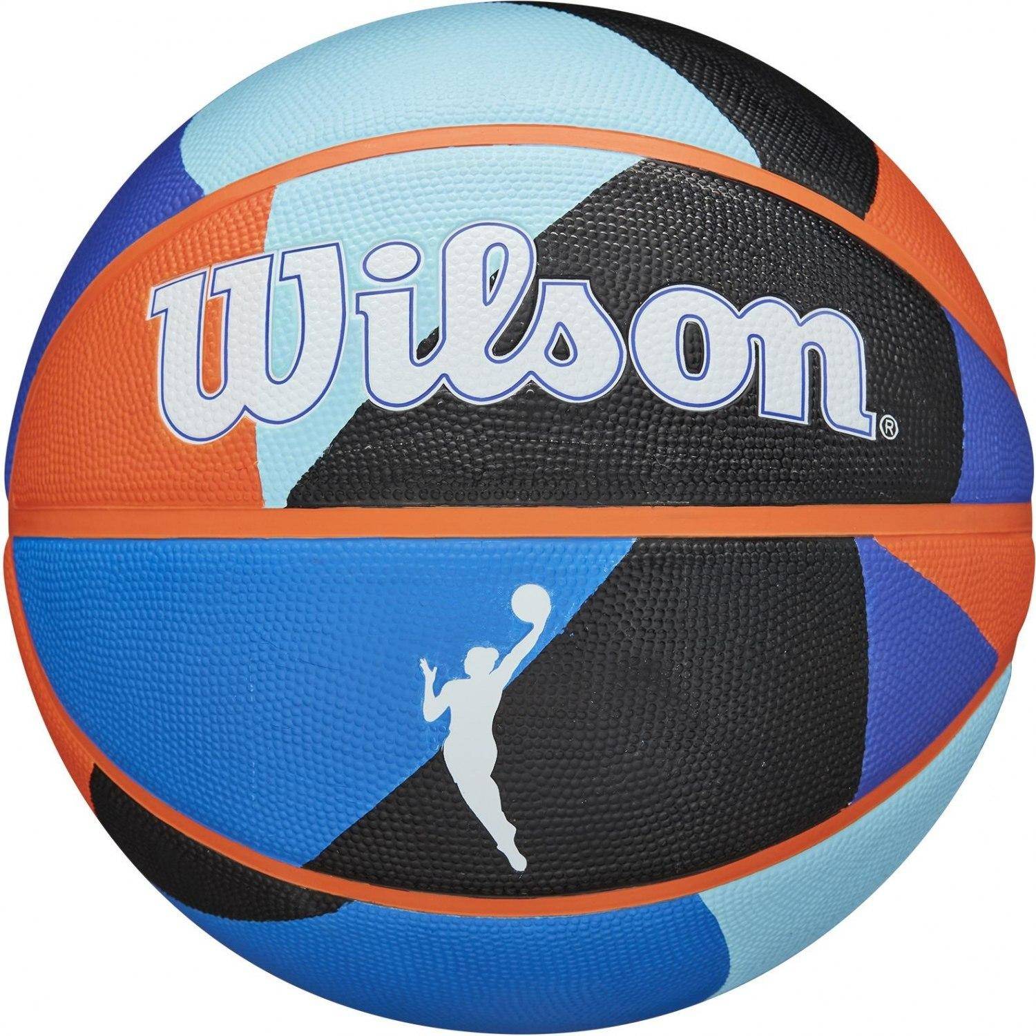 Pallone Da Basket Wilson WNBA - Misura 6, Gomma, Per Outdoor, Marrone/Bianco - Foto 8