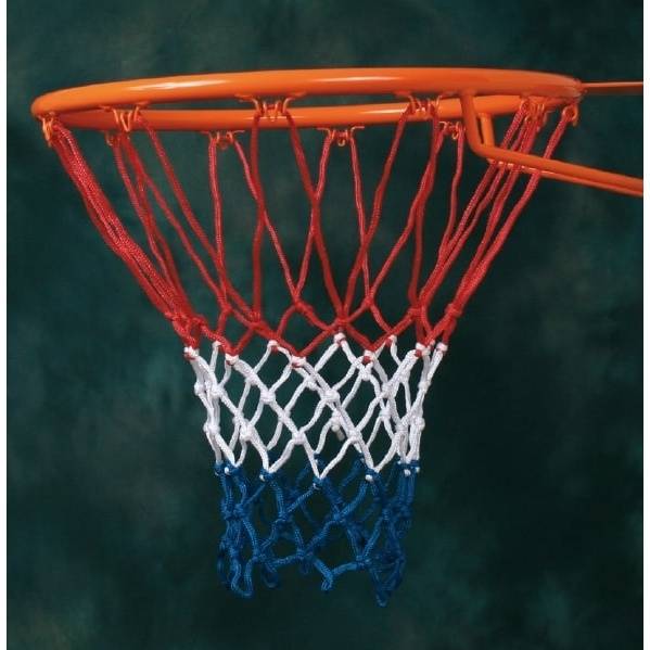 Filet De Basket Professionnel Filet De Basket Nylon 12 Boucles - Pour Intérieur Et Extérieur - Remplacement Universel Panier De Basket
