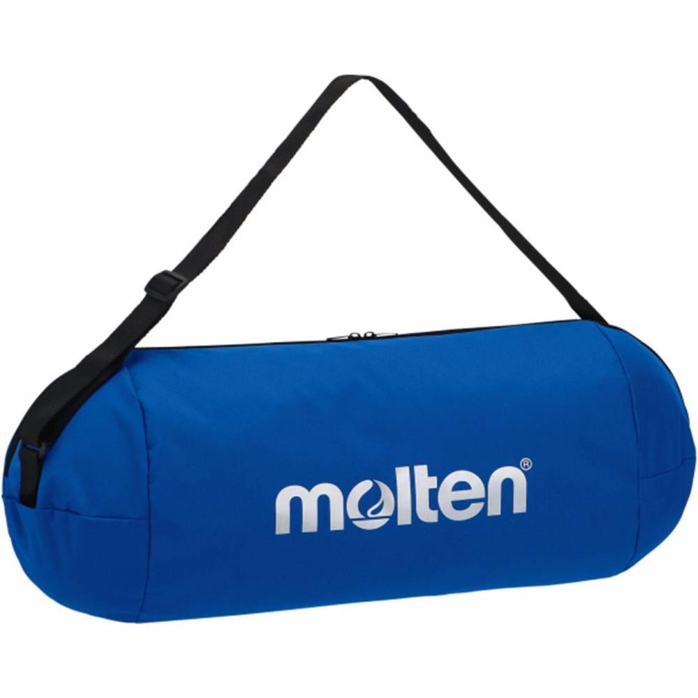 Sac Molten BG3 – Pour 3 Ballons De Basket – 71,5 X 25 Cm – Bleu/gris – Pratique Et Durable