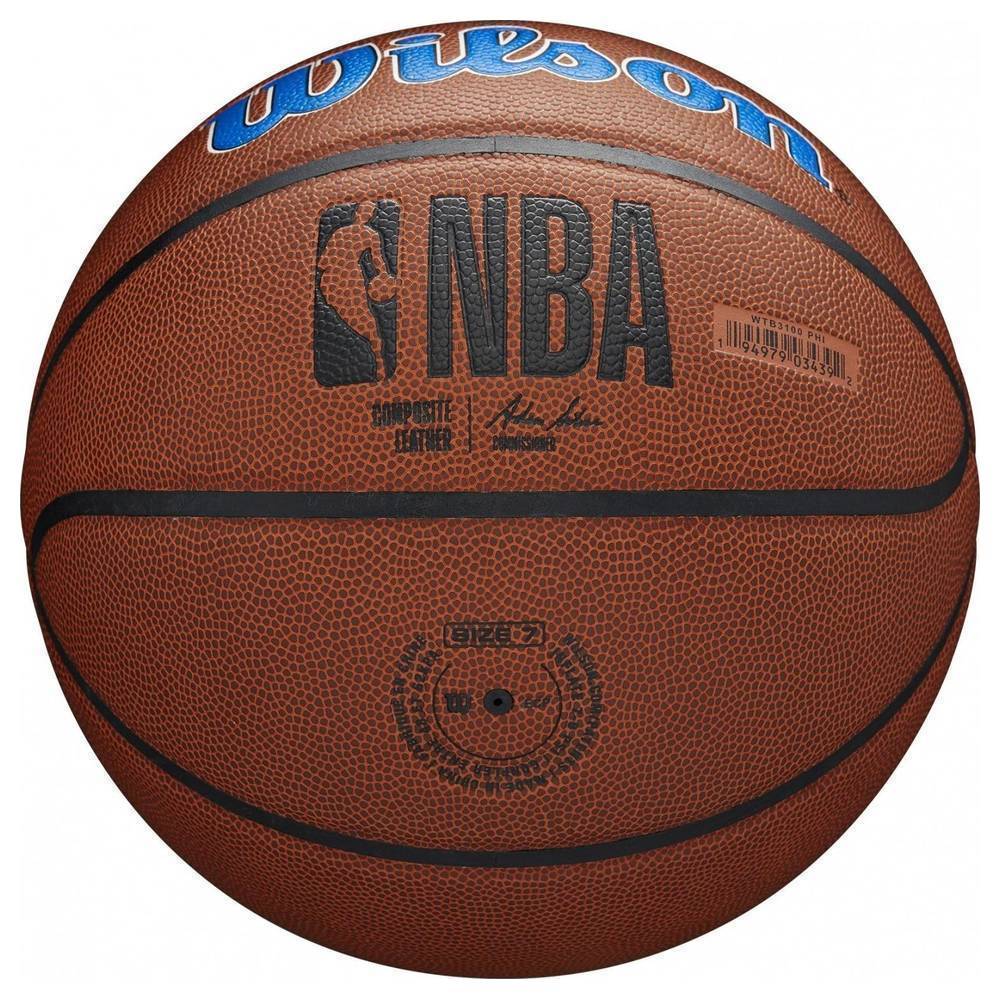 Ballon de Basket polyvalent NBA Wilson Philadelphia Sixers indoor outdoor